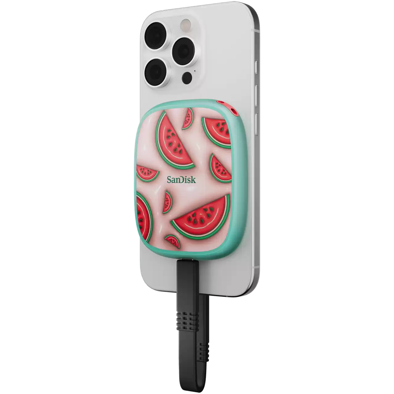 sandisk-phone-ssd-limited-edition-amber-watermelon-phone-drive-quarter-right-host- Zoom Image