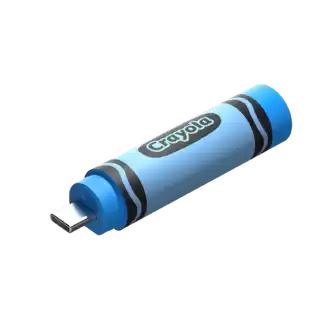 crayola-usb-c-cerulean-blue-uncapped