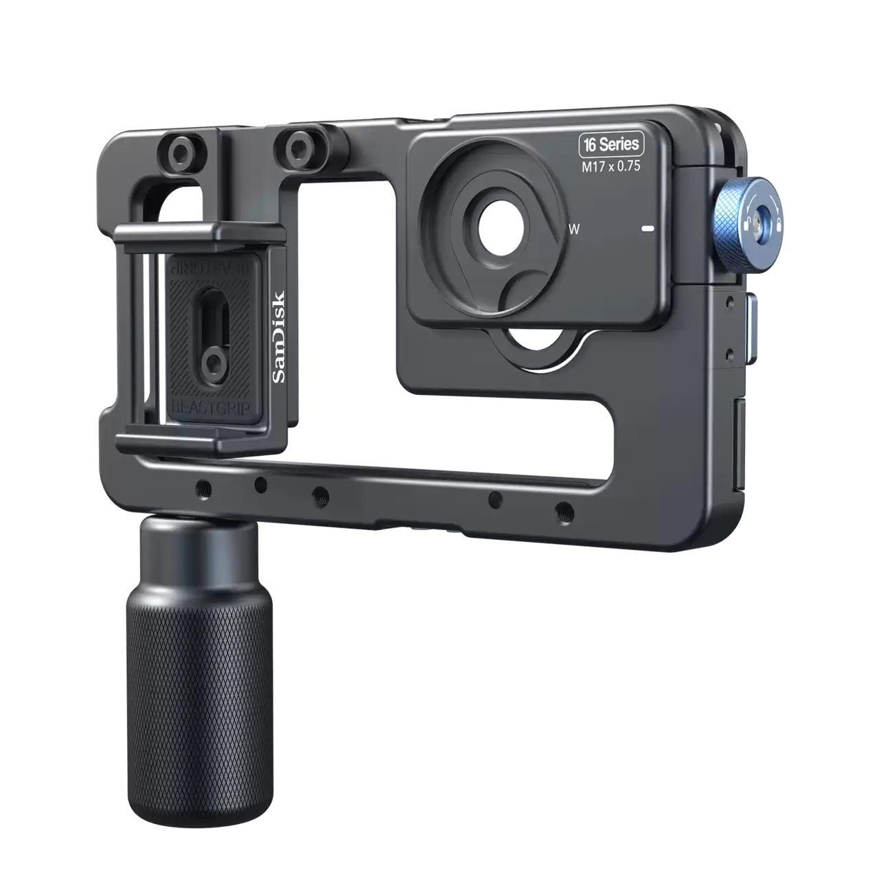 BEASTGRIP x SanDisk Beastcage iPhone 16 Pro & Pro Max Kit Front Right- Zoom Image