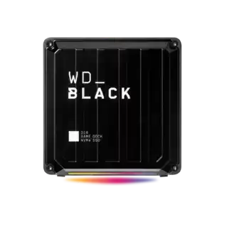 WD Black D50 Game Dock NVMe Thunderbolt 3 SSD Side