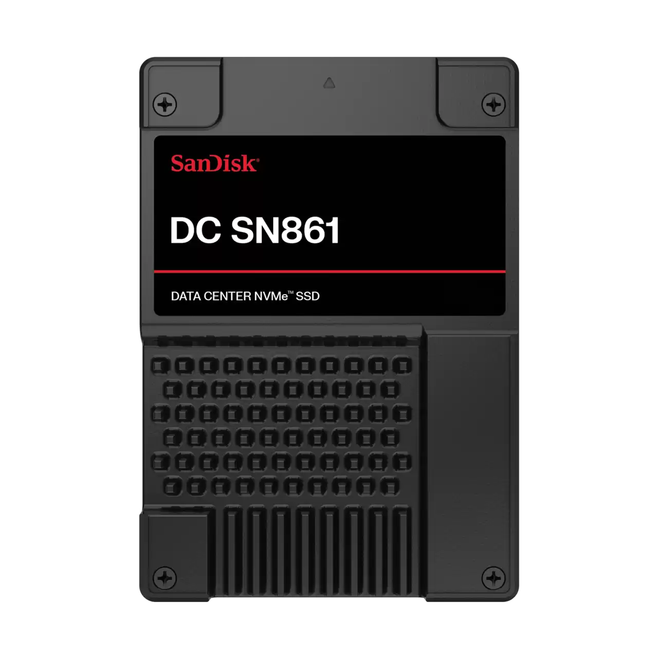 SanDisk DC SN861 NVMe SSD U.2 Front- Zoom Image