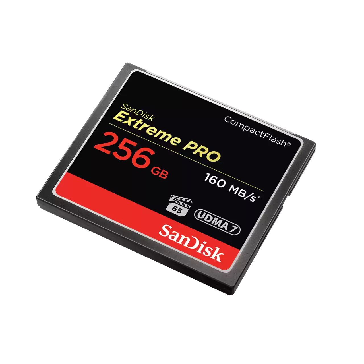 Extreme PRO compact flash 256GB right angled image- Zoom Image