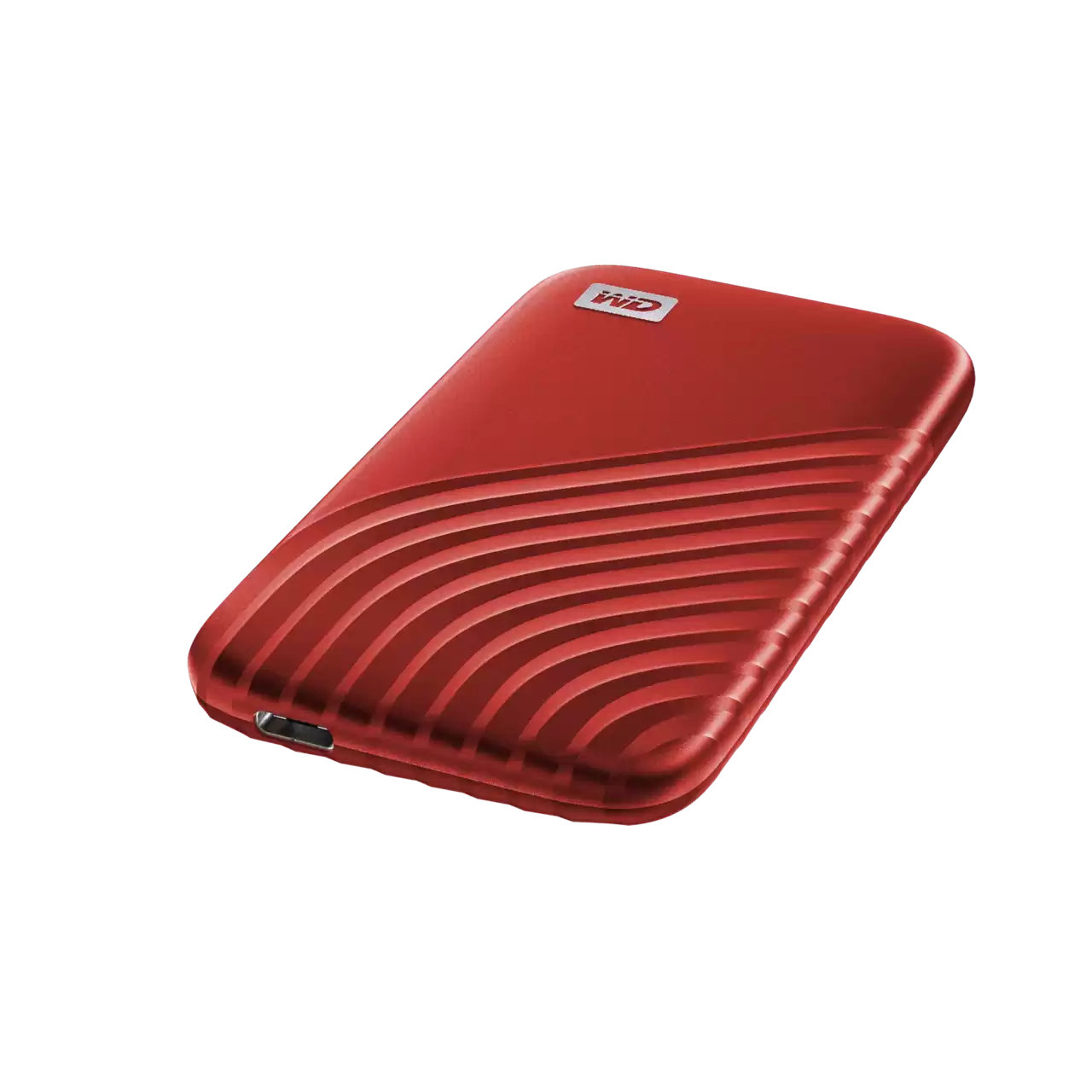 My Passport USB 3.2 SSD Red Overhead- Zoom Image